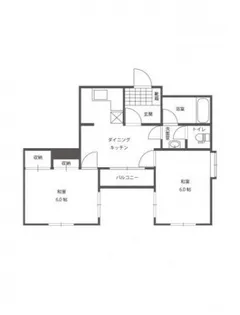 シャインブライト桑田【4階】の間取り