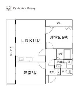 サンライズ柿澤【2階】の間取り