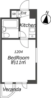 ライオンズマンション丸の内第5 1204【12階】の間取り