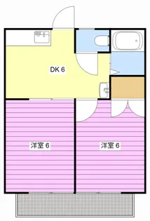 メゾンアトランタ【2階】の間取り