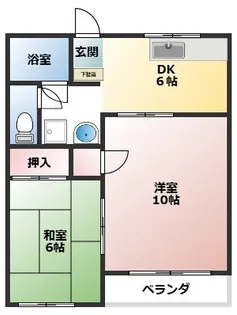Maple Heights【2階】の間取り