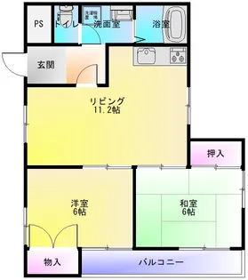 イズミハイツ【1階】の間取り