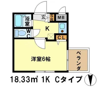 ベラジオ四条堀川【2階】の間取り