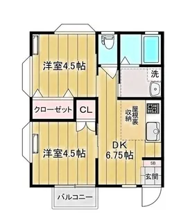 ヴィレッタ【2階】の間取り