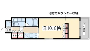 大阪府大阪市淀川区宮原2【マンション】の間取り