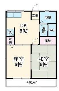 セントラルハイムA【1階】の間取り