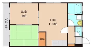 千葉県松戸市八ケ崎3【アパート】の間取り