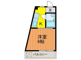 山口ハイツ【2階】の間取り