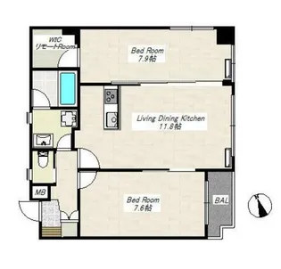東京都練馬区東大泉4【マンション】の間取り