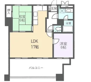 グレースフル相模原【5階】の間取り