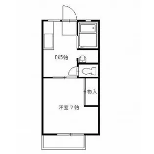 サムハイツA【2階】の間取り