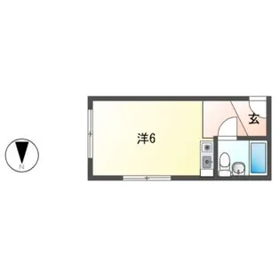 大阪府藤井寺市沢田3【マンション】の間取り