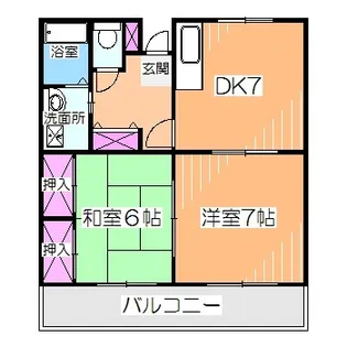 チェリーハイム金岡【1階】の間取り