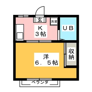 平成コーポ【2階】の間取り