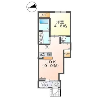 アイリスE【1階】の間取り