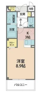 カーサ・フィオーレ【1階】の間取り