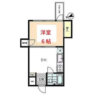 マンションふき【2階】の間取り