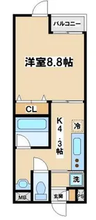 サンパラッツオ六番館【5階】の間取り
