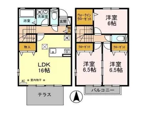 福島県郡山市八山田3【一戸建】の間取り