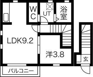 Soleil hinaII【2階】の間取り
