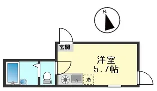 リブ亀有【2階】の間取り