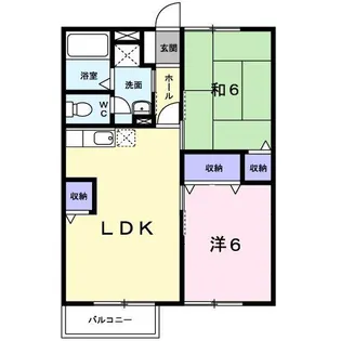 セレソ A棟【1階】の間取り