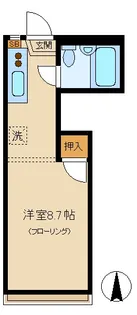 カーサ・マスミA【2階】の間取り
