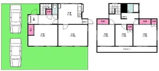 茨城県水戸市元吉田町【一戸建】の間取り