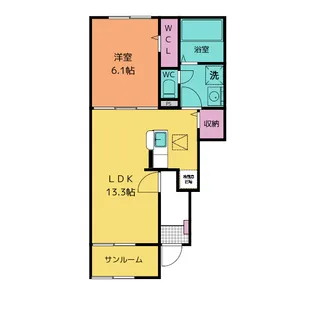 ラフテル【1階】の間取り