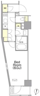 東京都荒川区西日暮里6【マンション】の間取り