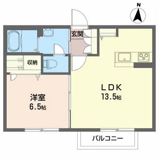 ラ・ルーナ【2階】の間取り