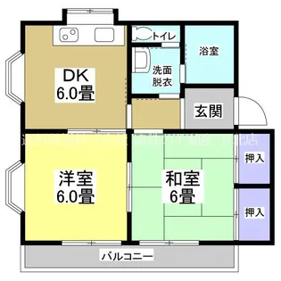 レ・アール小池【2階】の間取り
