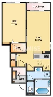 サニーヒル・エム【1階】の間取り