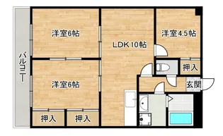 ノアーズアーク平成館【3階】の間取り
