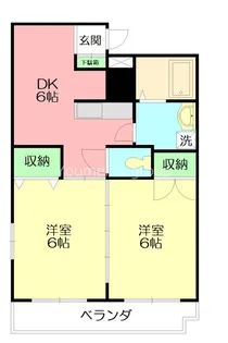 フリージア【4階】の間取り
