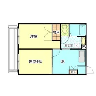 コーポ森友【2階】の間取り