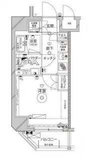 レアライズ平和島【2階】の間取り