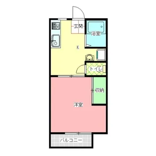 梅原コーポ【2階】の間取り