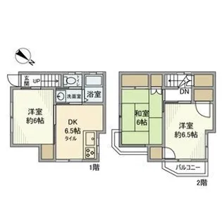 東京都北区志茂3【一戸建】の間取り