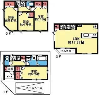神奈川県横浜市港南区芹が谷5【一戸建】の間取り