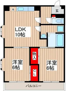 ホワイトコートIII【8階】の間取り