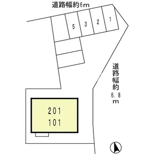メゾンフローラル【2階】の外観