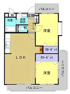 鹿児島県鹿児島市吉野町【マンション】の間取り