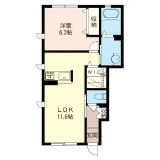 グランコート姉崎IV【1階】の間取り