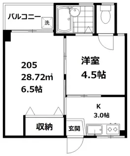 コーポ大田【2階】の間取り