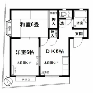 サンコーポ【1階】の間取り