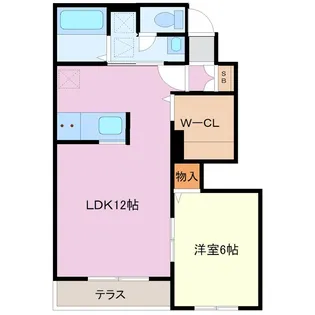 ヒルズ石井III【1階】の間取り