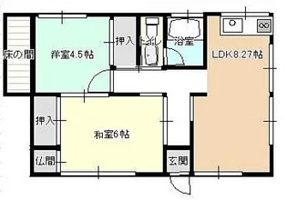 群馬県高崎市小八木町【一戸建】の間取り