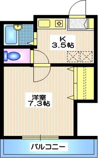 青葉台パークハウス【3階】の間取り