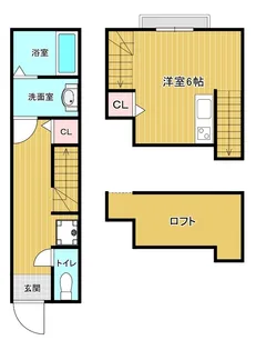Sounds Good平尾【1階】の間取り
